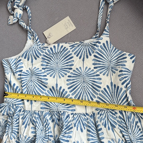 Joie Blue and White Patterned Sleeveless Top Size M - Picture 5 of 5